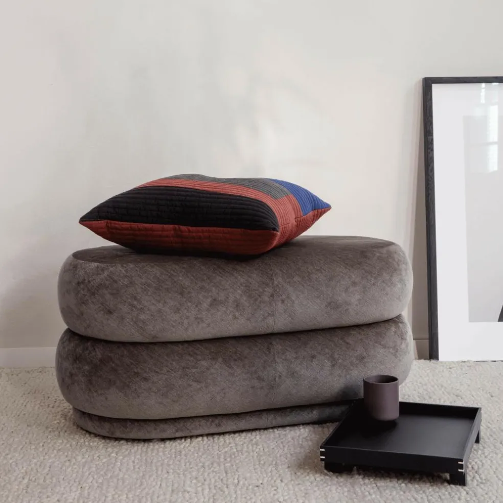 Pouf Oval mit 2 Ebenen