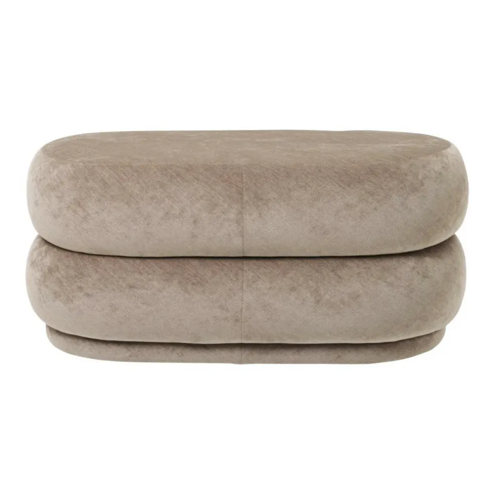 Pouf Oval mit 2 Ebenen