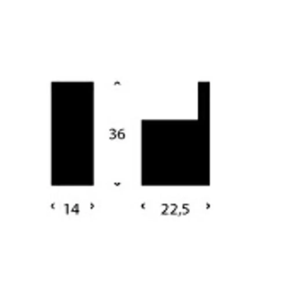 Quadra Wandhaken 8 2er Set