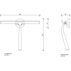 Quick Glaswischer mit Wandhalterung