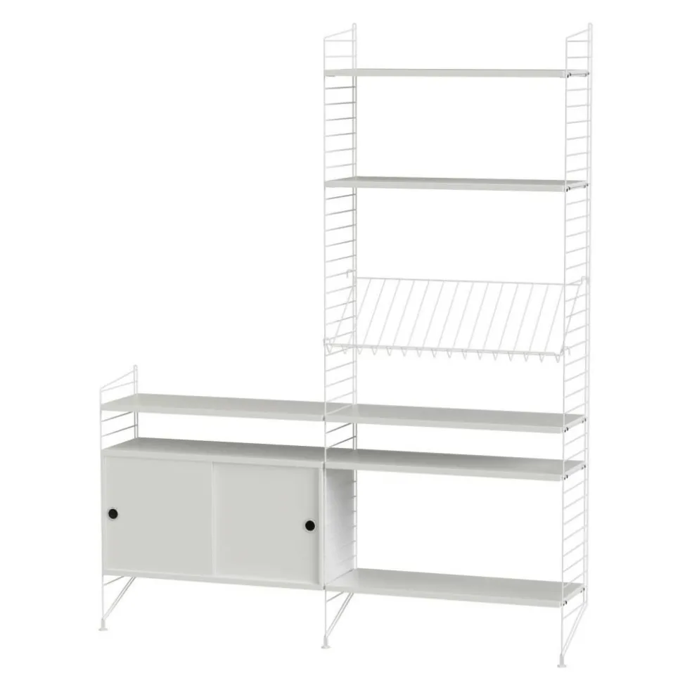 Regal mit Schrankelement 160x200cm