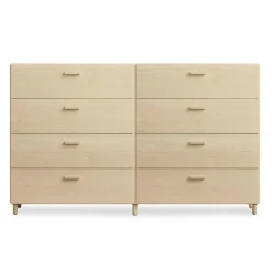 Relief Kommode breit mit Beinen 2x82x92,2cm