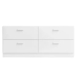 Relief Kommode niedrig mit Sockel 123x46,6cm