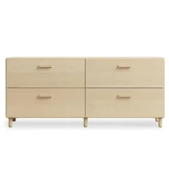 Relief Kommode niedrig mit Beinen 123x46,6cm