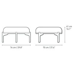 RF1903F Sideways Fußhocker
