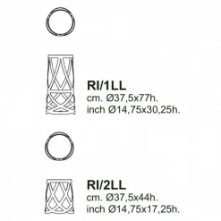 Ribbon Hocker/Barhocker H 77cm