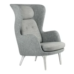 Ro™ JH1 Ohrensessel Stoff Füße aus Aluminium