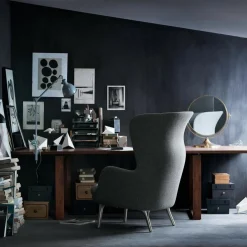 Ro™ JH1 Ohrensessel Stoff Füße aus Aluminium