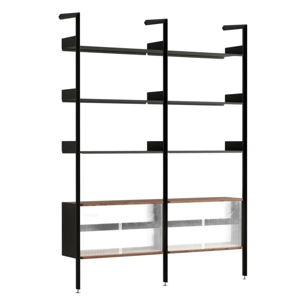 Rombe Konfiguration E IF3 & IF6 Regal mit Schrankelement