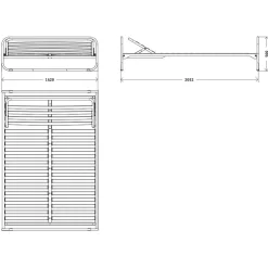 Roth Modell 455 Einzelbett 142x205cm