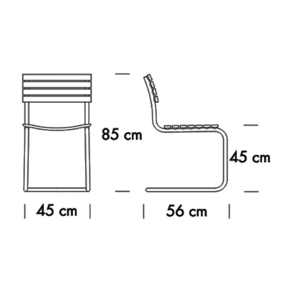 S 40 Freischwinger Gartenstuhl