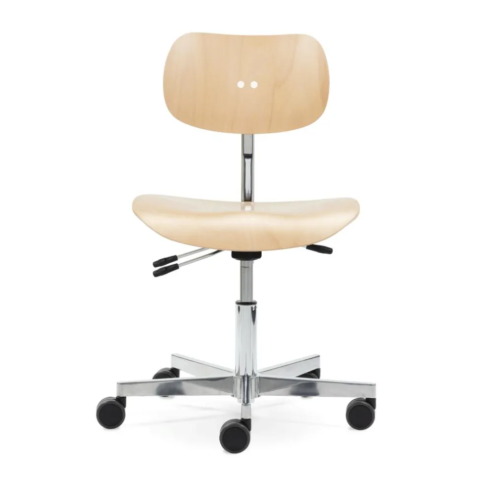 S 197 R 20 Drehstuhl Gestell Chrom