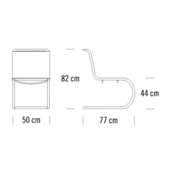S 533 R Freischwinger Stuhl