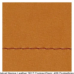 S 411 Sessel mit Hocker Leder