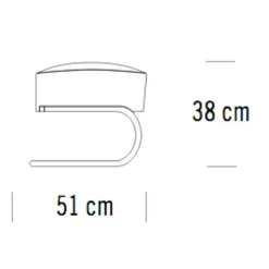 S 411 Sessel mit Hocker Leder