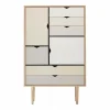 S5 Highboard Fronten bunt
