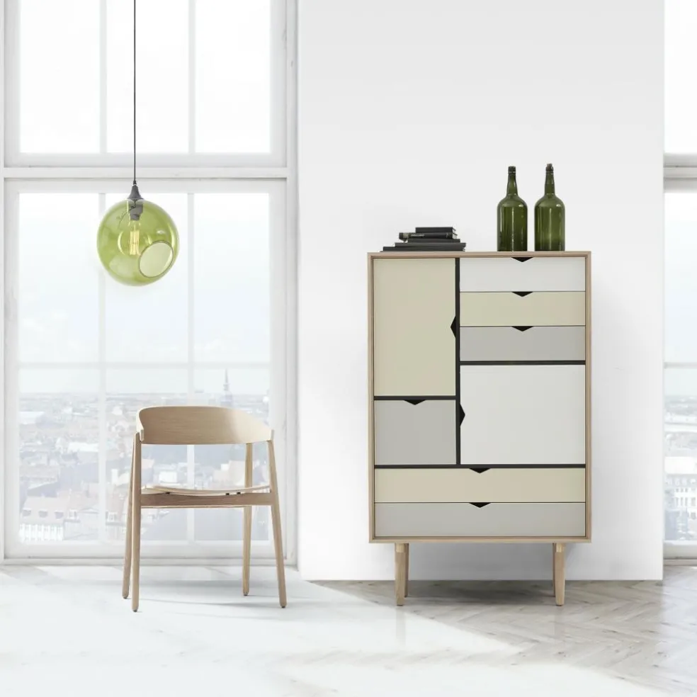 S5 Highboard Fronten bunt