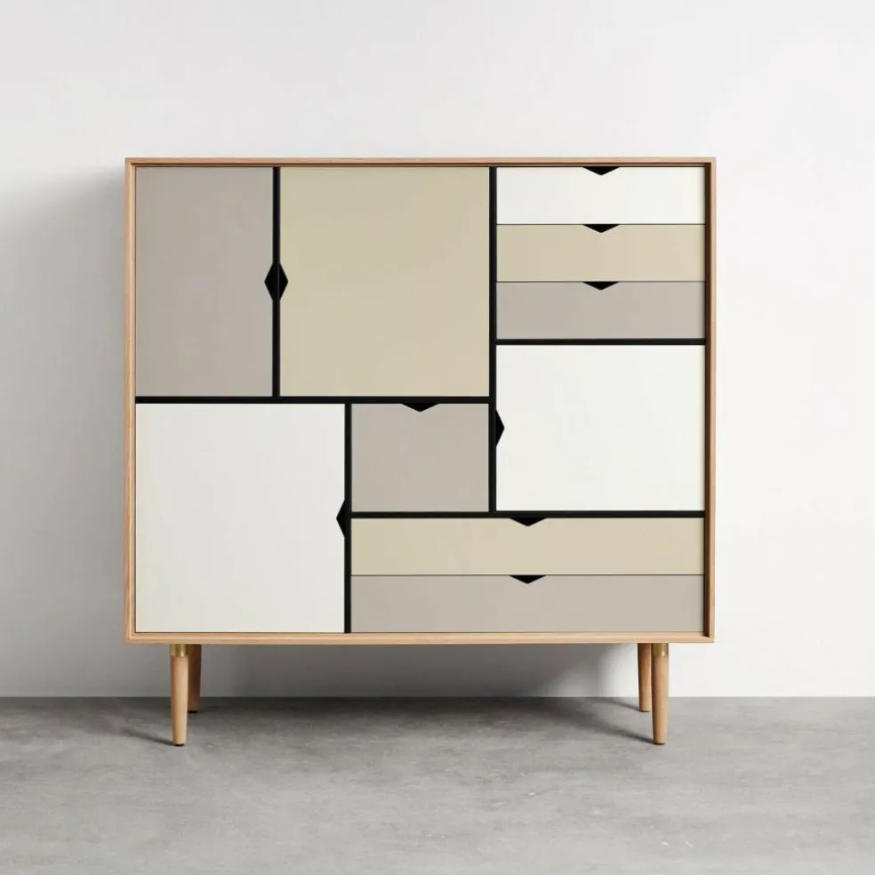 S3 Highboard Fronten bunt