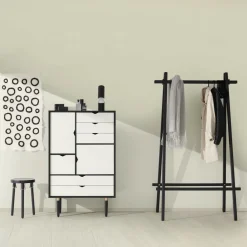 S5 Highboard Fronten weiß