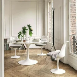 Saarinen Esstisch Ø120cm Marmor