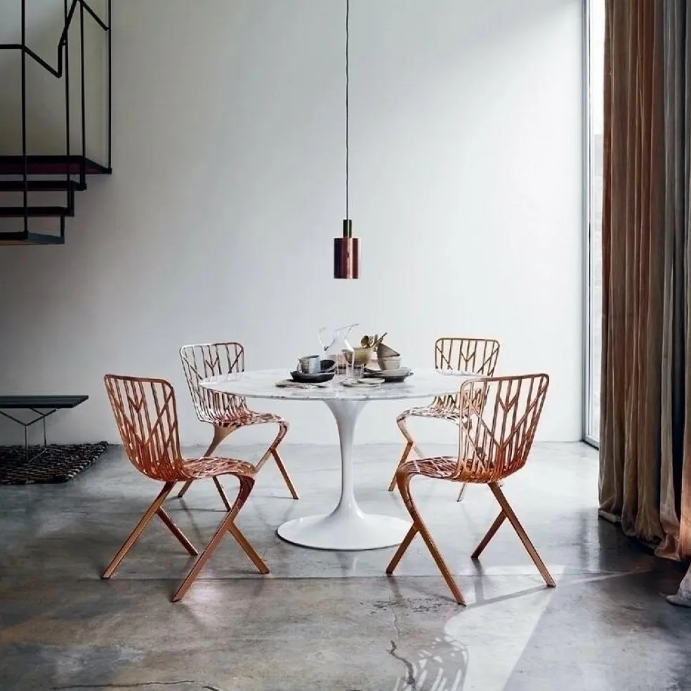 Saarinen Esstisch Ø120cm Marmor