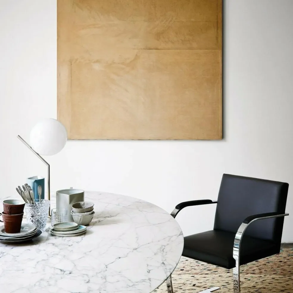 Saarinen Esstisch Ø120cm Marmor