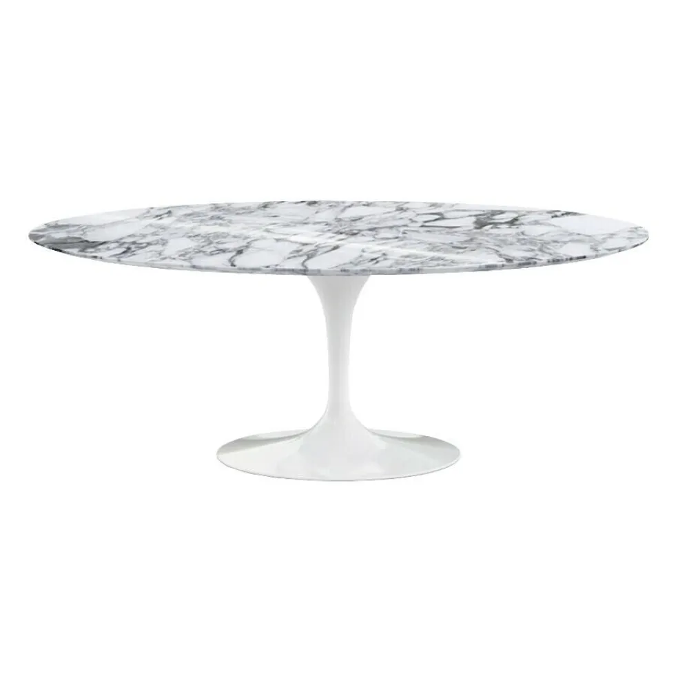 Saarinen Esstisch oval 198cm Marmor