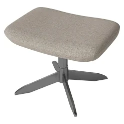 Saga Hocker Gestell satin