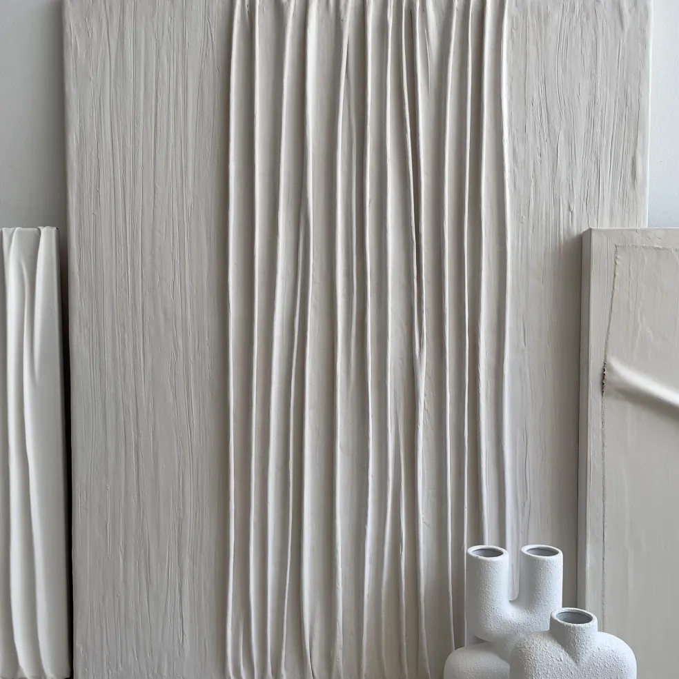 SAHAVA Kashmir Plaster 1 3D Wanddekoration 100x120cm