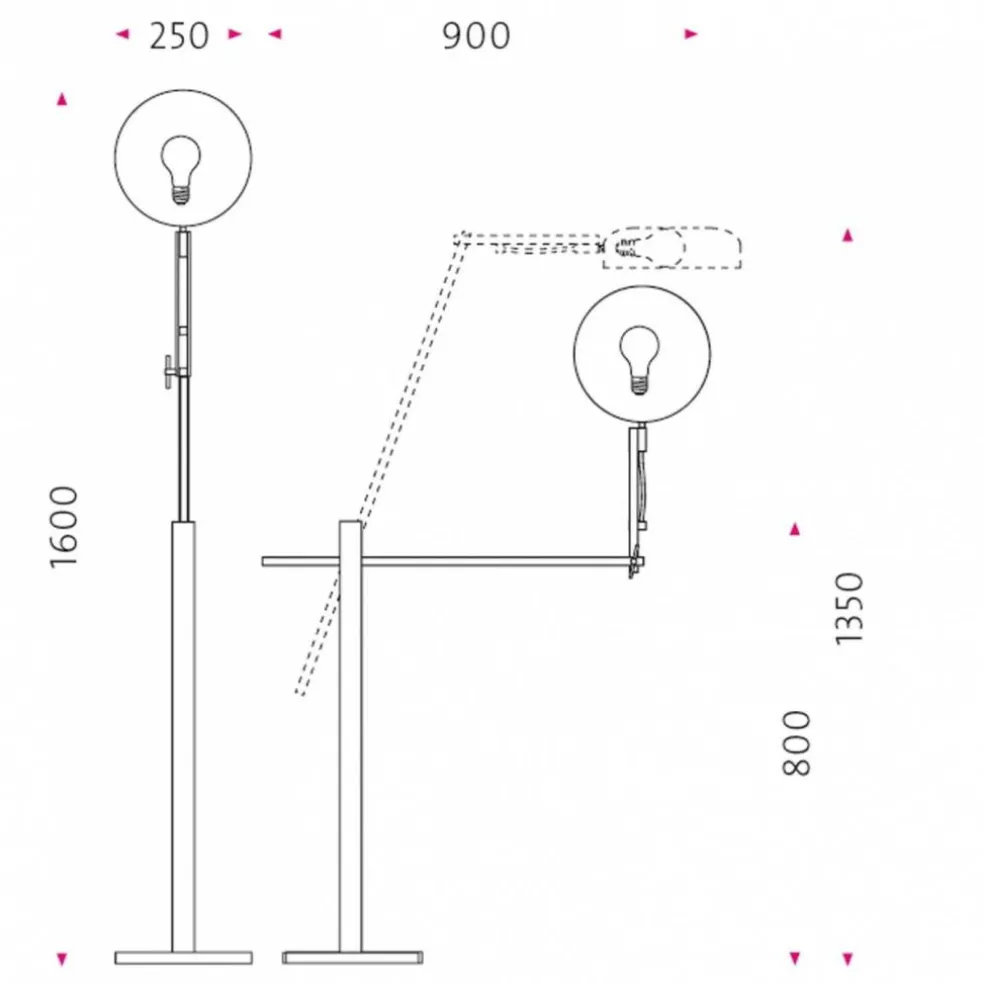 Schliephacke/Berliner Bratpfanne Stehleuchte