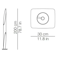 Shakti 200 Stehleuchte Fuß poliert