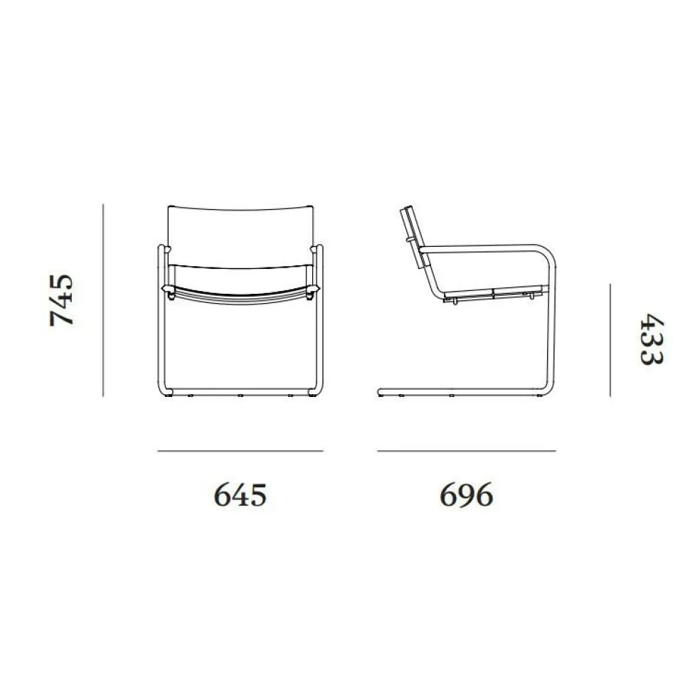 Sine Gartenloungestuhl