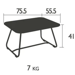 Sixties Garten-Beistelltisch