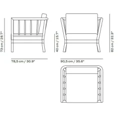Skagerak Tradition Outdoor Lounge Sessel