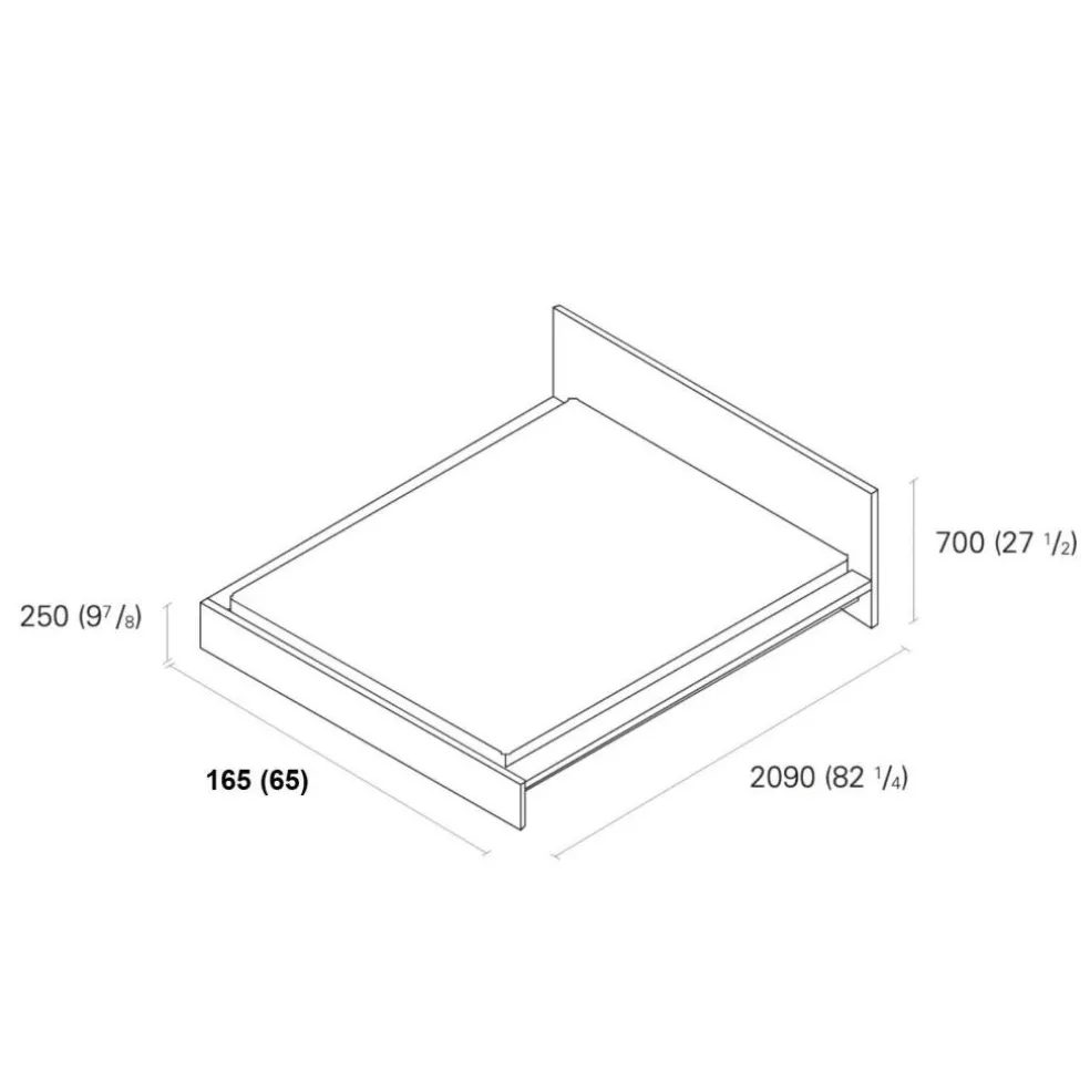 SL02 MO Bett 140x200cm