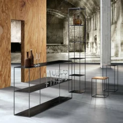 Slim Irony Regal 180x31x82cm