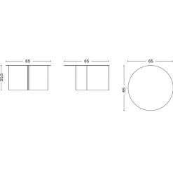 Slit Beistelltisch XL