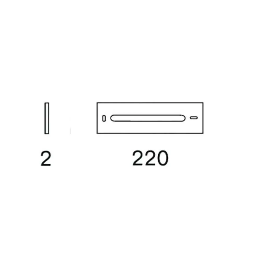 SML Abdeckplatte Aluminium eloxiert