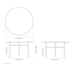 Snaregade Esstisch Ø 138cm