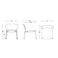 Soft Edge 100 Lounge Stuhl