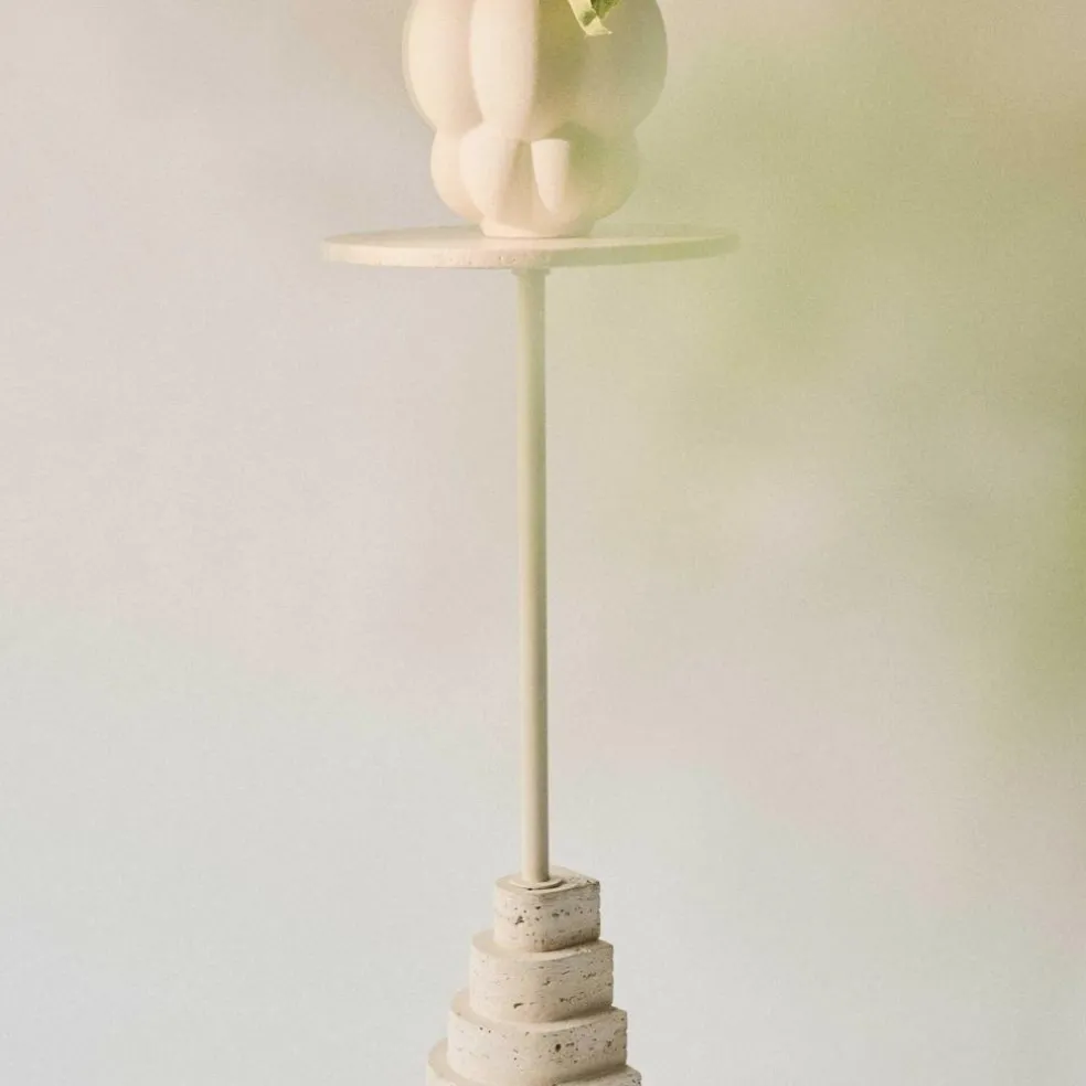 Solum Beistelltisch Travertin