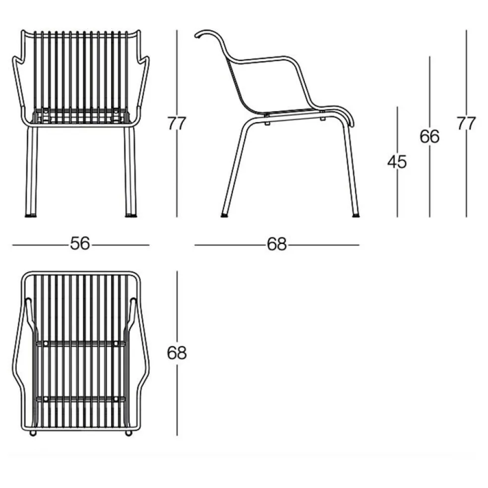 South Gartenarmlehnstuhl