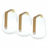 Special Edition Balad Bamboo LED Akkuleuchte 3er Set H 12cm