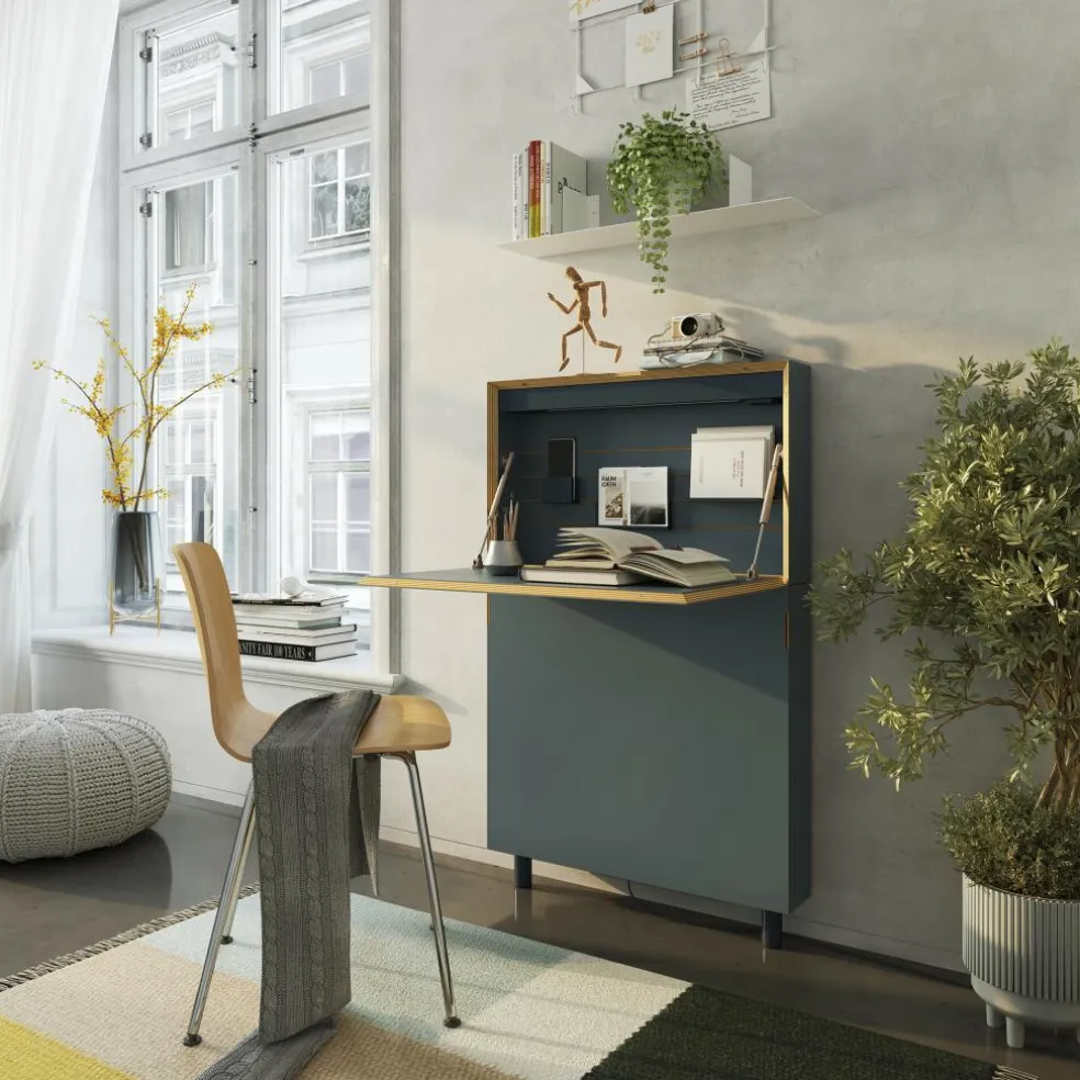 Special Edition Flatmate Linoleum Wandsekretär