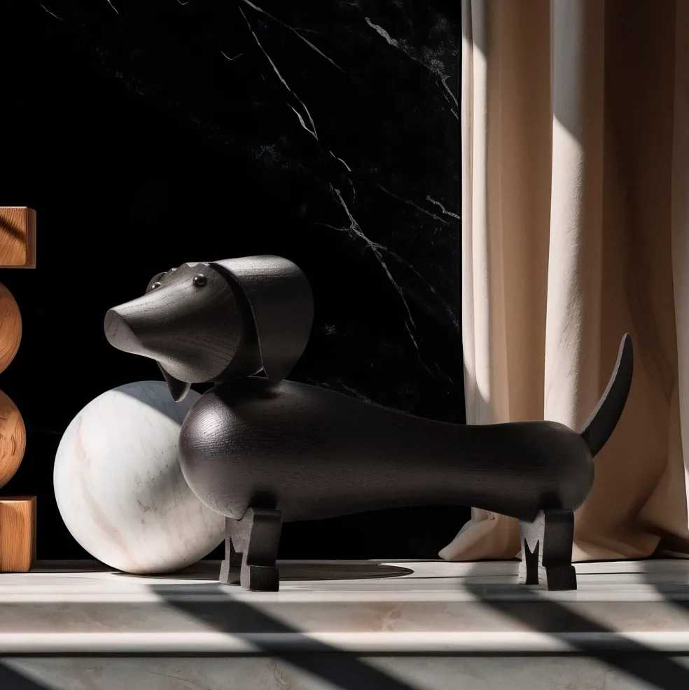 Special Edition Holzfigur Hund