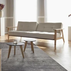 Splitback Frej Schlafsofa Eiche 232x99cm