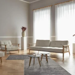 Splitback Frej Schlafsofa Eiche 232x99cm