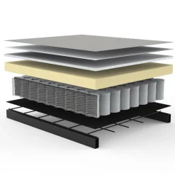 Splitback Frej Schlafsofa Eiche 232x99cm