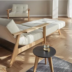 Splitback Frej Schlafsofa Eiche 232x99cm