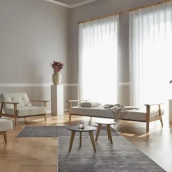 Splitback Frej Schlafsofa Eiche 232x99cm